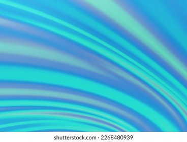 Light BLUE vector template with lava shapes. A sample with blurred bubble shapes. Textured wave pattern for backgrounds.