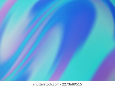 Light BLUE vector template with lava shapes. An elegant bright illustration with gradient. A completely new marble design for your business.