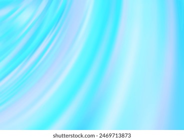 Light BLUE vector template with lava shapes. Glitter abstract illustration with wry lines. A completely new template for your business design.