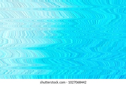 Light BLUE vector template with lines, ovals. Shining illustration, which consist of blurred lines, circles. Marble style for your business design.