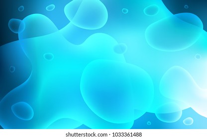Light BLUE vector template with lines, ovals. Brand-new colored illustration in memphis style with gradient. Pattern for your business design.