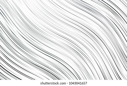 Light BLUE vector template with lines, ovals. Shining illustration, which consist of blurred lines, circles. The best blurred design for your business.