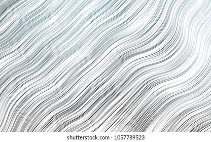 Light BLUE vector template with lines, ovals. Brand-new colored illustration in marble style with gradient. Pattern for your business design.
