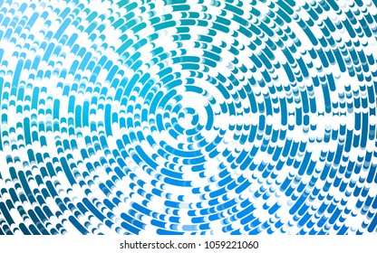 Light BLUE vector template with lines, ovals. Brand-new colored illustration in marble style with gradient. The elegant pattern for brand book.