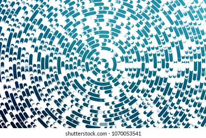 Light BLUE vector template with lines, ovals. Colorful abstract illustration with gradient lines. A new texture for your  ad, booklets, leaflets.