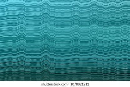 Light BLUE vector template with lines, ovals. Geometric illustration in marble style with gradient.  Brand-new design for your ads, poster, banner.