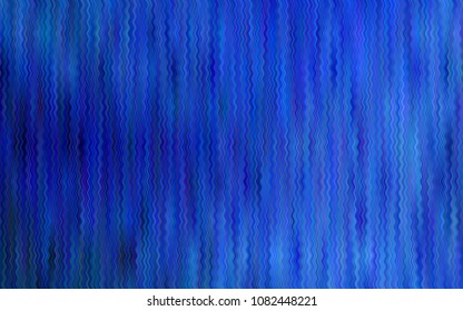 Light BLUE vector template with lines, ovals. Blurred geometric sample with gradient bubbles.  Marble style for your business design.