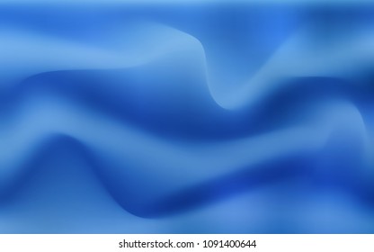 Light BLUE vector template with lines, ovals. Colorful abstract illustration with gradient lines. Pattern for your business design.