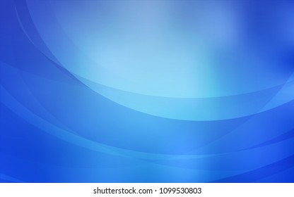 Light BLUE vector template with lines, ovals. Brand-new colored illustration in marble style with gradient. A completely new template for your business design.