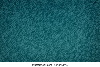 Light BLUE vector template with lines, ovals. A sample with blurred bubble shapes. A completely new template for your business design.