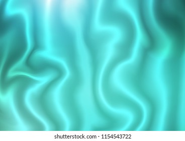 Light BLUE vector template with lines, ovals. Creative illustration in halftone marble style with gradient. Brand new design for your ads, poster, banner.