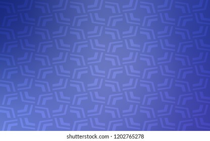 Light BLUE vector template with lines, ovals. Colorful illustration in abstract marble style with gradient. Brand new design for your ads, poster, banner.