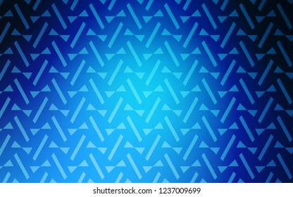 Light BLUE vector template with lines, triangles. Abstract gradient illustration with triangles, lines. Smart design for your adverts.