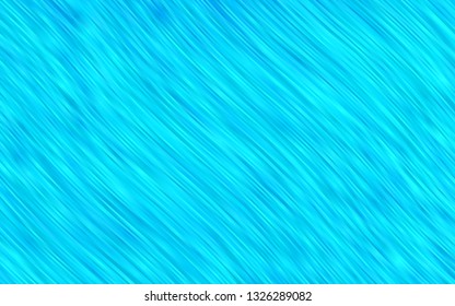 Light BLUE vector template with lines, ovals. Geometric illustration in marble style with gradient.  Textured wave pattern for backgrounds.