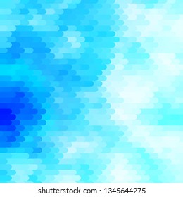 Light BLUE vector template with lines. Colorful gradient illustration with abstract flat lines. Pattern for ads, commercials.