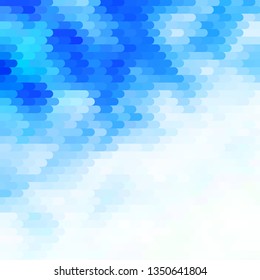 Light BLUE vector template with lines. Modern abstract illustration with colorful lines. Pattern for websites, landing pages.