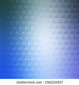 Light BLUE vector template with lines. Geometric abstract illustration with blurred lines. Template for your UI design.