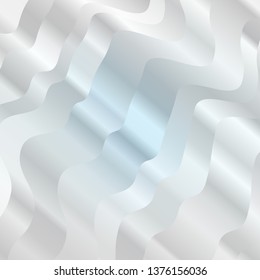 Light BLUE vector template with lines. Bright sample with colorful bent lines, shapes. Pattern for booklets, leaflets.