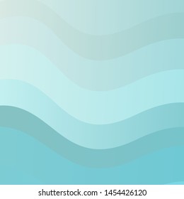 Light BLUE vector template with lines. Bright sample with colorful bent lines, shapes. Pattern for websites, landing pages.