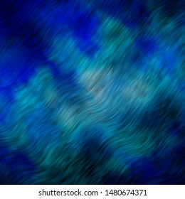 Light BLUE vector template with lines. Colorful geometric sample with gradient curves.  Pattern for websites, landing pages.