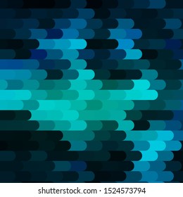 Light BLUE vector template with lines. Geometric abstract illustration with blurred lines. Best design for your posters, banners.