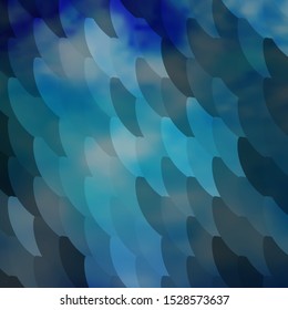 Light BLUE vector template with lines. Repeated lines on abstract background with gradient. Template for your UI design.