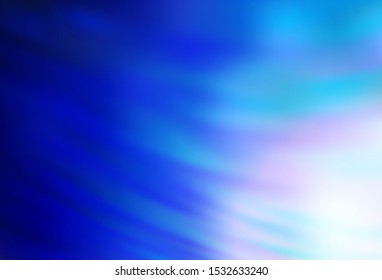 Light BLUE vector template with lines. Colorful abstract illustration with gradient lines. Abstract design for your web site.