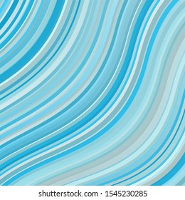 Light BLUE vector template with lines. Colorful illustration with curved lines. Pattern for busines booklets, leaflets