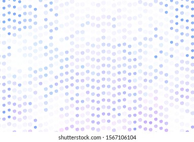 Light BLUE vector template with lines. Colorful illustration in simple style with gradient. Brand new design for your ads, poster, banner.
