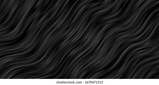 Light BLUE vector template with lines. Gradient illustration in simple style with bows. Pattern for business booklets, leaflets