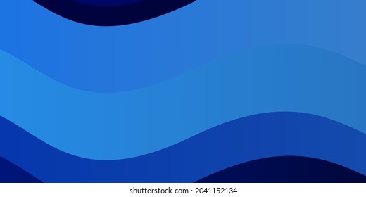Light BLUE vector template with lines. Bright sample with colorful bent lines, shapes. Best design for your posters, banners.