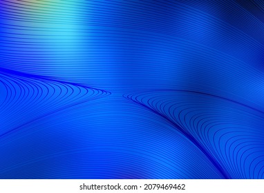 Light BLUE vector template with lines. Creative illustration in halftone style with gradient. Elegant pattern for a brand book.