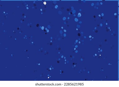 Light BLUE vector template with lines, ovals. Colorful illustration in abstract marble style with gradient. The template for cell phone backgrounds.