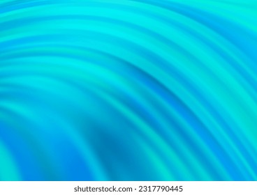 Light BLUE vector template with lines, ovals. Colorful illustration in abstract marble style with gradient. Textured wave pattern for backgrounds.