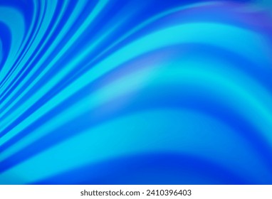 Light BLUE vector template with lines, ovals. An elegant bright illustration with gradient. A new texture for your  ad, booklets, leaflets.