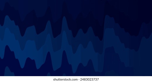 Light BLUE vector template with lines. Colorful geometric sample with gradient curves.  Design for your business promotion.