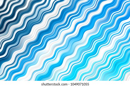 Light BLUE vector template with liquid shapes. Creative geometric illustration in marble style with gradient. Marble design for your web site.