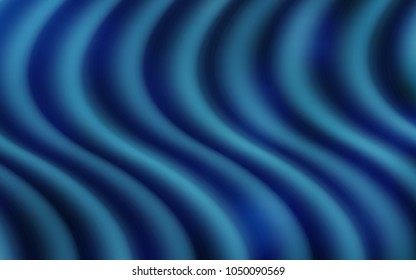 Light BLUE vector template with liquid shapes. Glitter abstract illustration with wry lines. New composition for your brand book.
