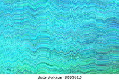 Light BLUE vector template with liquid shapes. Colorful illustration in abstract marble style with gradient. A completely new marble design for your business.