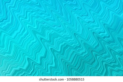 Light BLUE vector template with liquid shapes. Creative geometric illustration in marble style with gradient. Marble style for your business design.