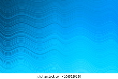 Light BLUE vector template with liquid shapes. Shining crooked illustration in marble style. New composition for your brand book.