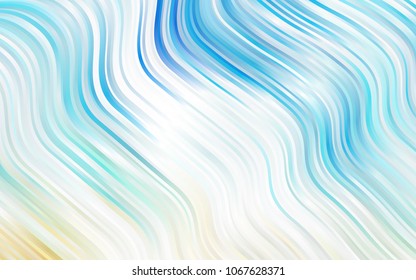 Light BLUE vector template with liquid shapes. A vague circumflex abstract illustration with gradient. Marble style for your business design.