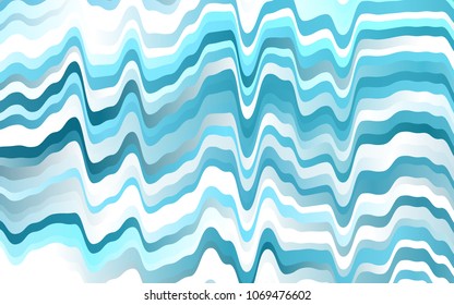 Light BLUE vector template with liquid shapes. Colorful illustration in abstract marble style with gradient. Brand-new design for your ads, poster, banner.