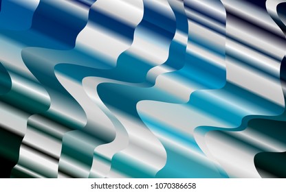 Light BLUE vector template with liquid shapes. Brand-new colored illustration in marble style with gradient. Brand-new design for your ads, poster, banner.