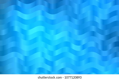 Light BLUE vector template with liquid shapes. Shining illustration, which consist of blurred lines, circles. Brand-new design for your ads, poster, banner.