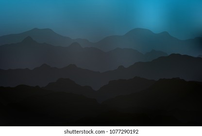 Light BLUE vector template with liquid shapes. Modern gradient abstract illustration with bandy lines. A completely new template for your business design.