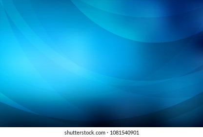 Light BLUE vector template with liquid shapes. A completely new color illustration in marble style. Brand-new design for your ads, poster, banner.