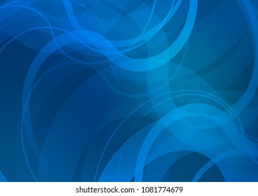 Light BLUE vector template with liquid shapes. Brand new colored illustration in marble style with gradient. Pattern for your business design.
