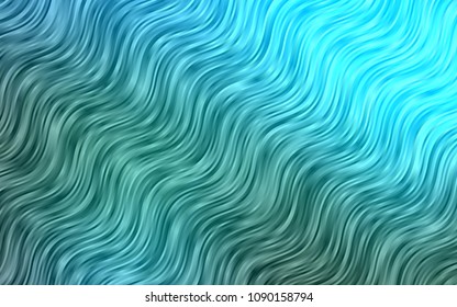 Light BLUE vector template with liquid shapes. Blurred geometric sample with gradient bubbles.  The template for cell phone backgrounds.