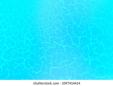 Light BLUE vector template with liquid shapes. Shining crooked illustration in marble style. New composition for your brand book.